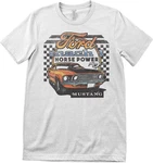 FORD T-Shirt Mustang Mach 1 Lila/Rot/Grau/Silber