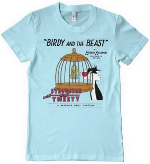 LOONEY TUNES T-Shirt Birdy And The Beast Türkis/Hellblau