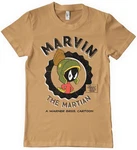 LOONEY TUNES T-Shirt Marvin The Martian Braun/Khaki/Rot/Dunkelgrün