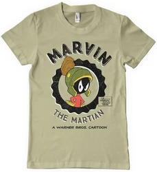 LOONEY TUNES T-Shirt Marvin The Martian Dunkelgrün/Khaki/Grün