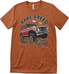 FORD T-Shirt Bronco Rare Breed Rot/Orange/Dunkelrot/Braun