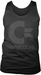 T-Shirt Commodore Black Logo Tank Top