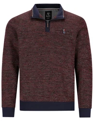 Hajo Sweatshirt Troyer Kragen Stay Fresh Bgelfrei 