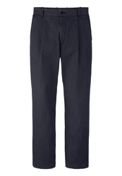 Hessnatur Stoffhose Bio-Baumwolle Dunkelblau/Blau/Hellblau