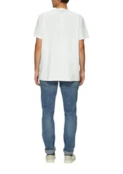 s.Oliver T-Shirt Weiß/Grau