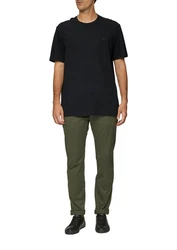 s.Oliver T-Shirt Schwarz/Dunkelblau