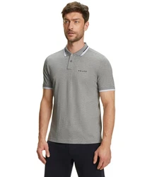 FALKE Poloshirt Grau/Hellgrau