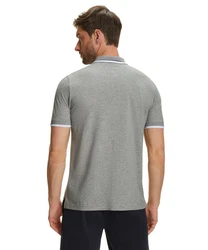 FALKE Poloshirt Grau/Hellgrau