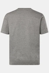 Men Plus T-Shirt Halbarm Basic Rundhals Grau/Hellgrau/Khaki/Dunkelgrau/Dunkelgrün