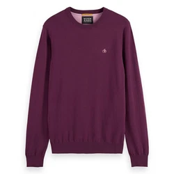 SCOTCH & SODA Sweatshirt Essential Lila/Dunkelrot/Rosa/Bordeaux
