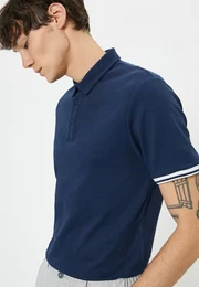 T-Shirt Kurzrmelig Polokragen Tshirt