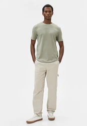 Koton T-Shirt Rundhalsausschnitt Dunkelgrün/Hellgrün/Khaki/Grün