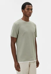 Koton T-Shirt Rundhalsausschnitt Dunkelgrün/Hellgrün/Khaki/Grün
