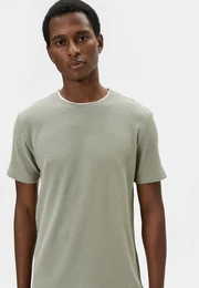 T-Shirt Kurzrmelig Rundhalsausschnitt Tshirt