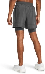 Under Armour Shorts Ua Launch 2-In-1 Shorts Dunkelgrau/Grau/Hellgrau
