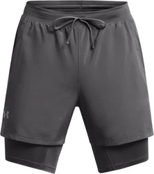 Under Armour Shorts Ua Launch 2-In-1 Shorts Dunkelgrau/Grau/Hellgrau