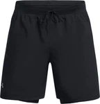 Under Armour Shorts Ua Launch 2-In-1 Shorts Schwarz/Dunkelgrau/Rot/Dunkelblau