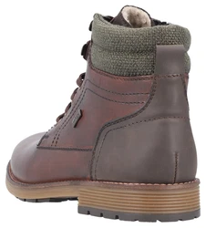 Rieker Winterstiefelette Schnürstiefelette Boots (with riekerTEX Membran) Braun/Dunkelbraun/Dunkelrot/Rot