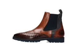Melvin & Hamilton Stiefelette Emil 9 Braun/Rot