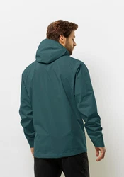 Jack Wolfskin Funktionsjacke HIGHEST PEAK 3L JKT Türkis/Grün/Dunkelgrün