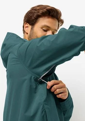 Jack Wolfskin Funktionsjacke HIGHEST PEAK 3L JKT Türkis/Grün/Dunkelgrün