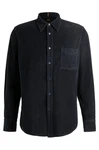 BOSS Hemd Relegant Schwarz/Dunkelblau/Hellblau/Blau/Dunkelgrau