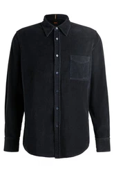 BOSS Hemd Relegant Schwarz/Dunkelblau/Hellblau/Blau/Dunkelgrau