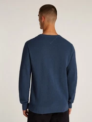 TOMMY HILFIGER Pullover 'ESSENTIAL' STEUERKREUZ grn (aegean sea heather)