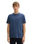 TOM TAILOR T-Shirt mit Brusttasche in Melange Optik 