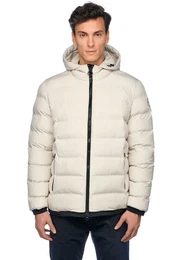 Steppjacke SPHERICA mit kontrastfarbenen Details, Reiverschluss, Taschen, Kapuze