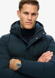 Superdry Steppjacke Everest Hooded Puffer Jacket navy