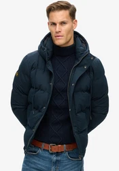 Superdry Steppjacke Everest Hooded Puffer Jacket navy