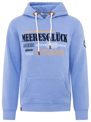 Zwillingsherz Hoodie Meeresglück Herren Blau/Pastell/Hellblau