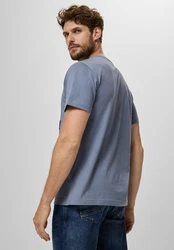 STREET ONE MEN Langarmshirt Blau/Lila/Dunkelblau/Grau