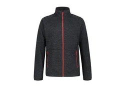 Icepeak Strickfleecejacke Bode Schwarz Melange