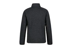 Icepeak Strickfleecejacke Bode Schwarz Melange