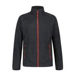 Icepeak Strickfleecejacke Bode Schwarz Melange
