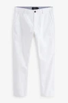 Next Chinohose Slim Fit Weiß/Creme