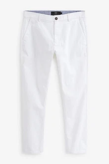 Next Chinohose Slim Fit Weiß/Creme Next Chinohose Slim Fit Weiß/Creme