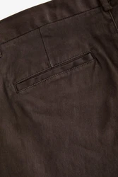Next Chinohose Slim Fit Khaki/Dunkelbraun