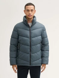 Winterjacke Pufferjacke mit verstaubarer Kapuze mit Innentasche