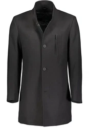 Roy Robson Kurzmantel Urban Coat Herren Mantel POP Grau/Schwarz/Dunkelgrau