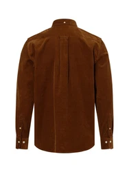 Gant Langarmhemd REG UT CORDUROY SHIRT Braun/Orange/Dunkelbraun