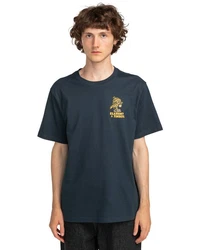 Element T-Shirt Birds Eye Blau/Dunkelblau/Hellblau/Grau