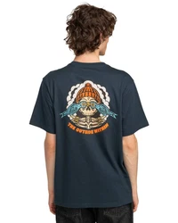 Element T-Shirt Birds Eye Blau/Dunkelblau/Hellblau/Grau