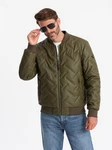 OMBRE Bomberjacke Dunkelgrün/Grün/Khaki