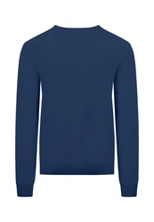 FYNCH-HATTON Strickpullover O-Neck Dunkelblau/Blau