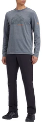 McKINLEY Longsleeve He.-Langarmshirt Harino II melange/grau dunkel