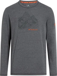 McKINLEY Longsleeve He.-Langarmshirt Harino II melange/grau dunkel