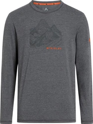 McKINLEY Longsleeve He.-Langarmshirt Harino II melange/grau dunkel